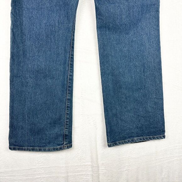 Ariat Rebar M4 Relaxed DuraStretch Basic Boot Cut Jean Size 38x32 Low Rise EUC - Picture 6 of 8